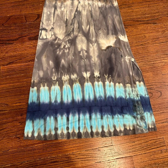 Brightly Twisted Tie Dye Maxi Skirt - Picture 2 of 6